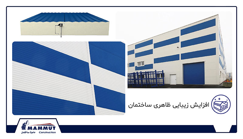 کاربرد و مزایای ساندویچ پانل دیواری پیچ مخفی