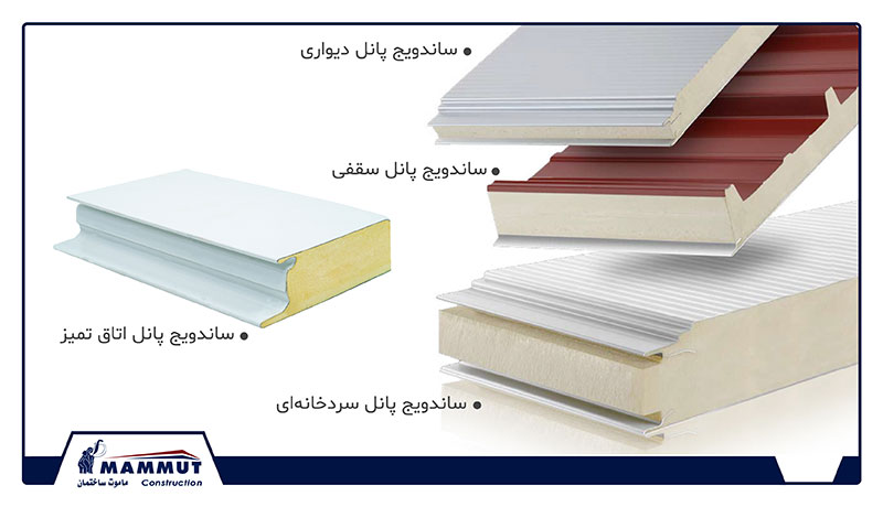 انواع ساندویچ پانل